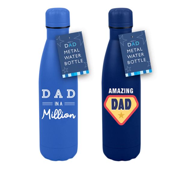 Fathers Day Metal Water Bottle - Click Image to Close