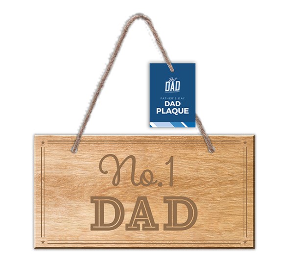 Father's Day Wooden Plaque - Click Image to Close