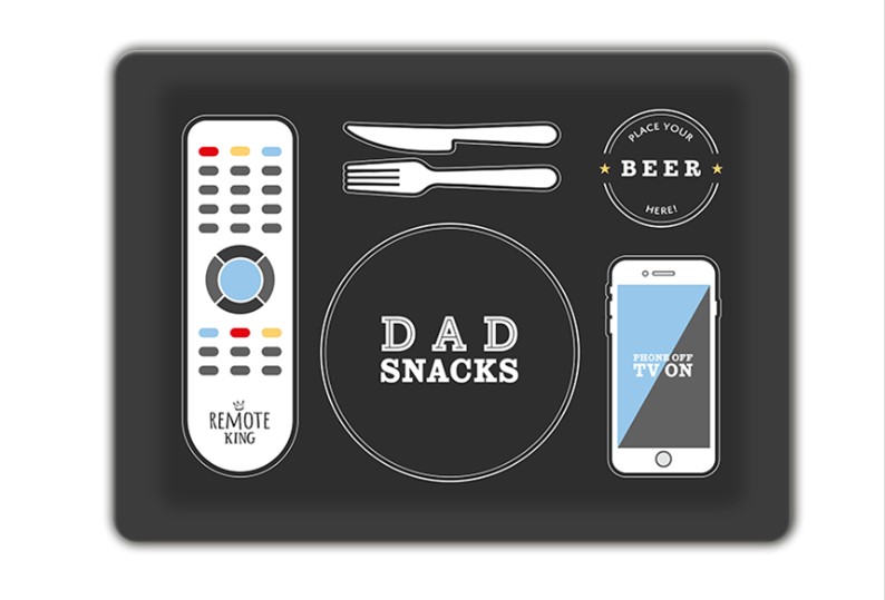 Father's Day Rectangular Serving Tray 36cm x 26cm - Click Image to Close
