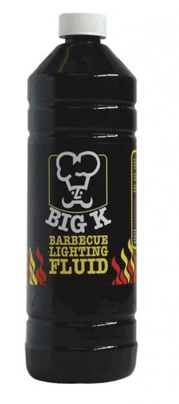 Big K Bbq Lighting Fluid 1 Litre - Click Image to Close