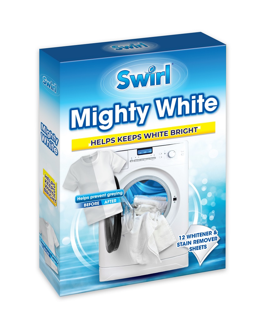 Swirl Mighty White Whitener Sheets 12 Pack - Click Image to Close