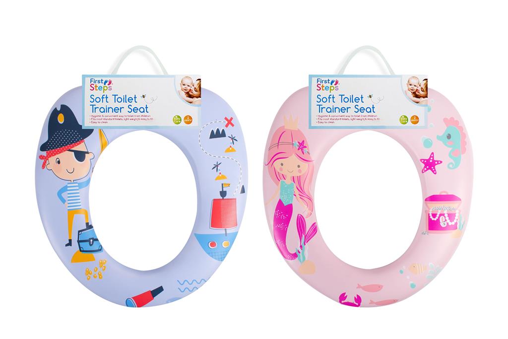 First Steps Soft Toilet Trainer Seat ( Assorted Colours ) - Click Image to Close