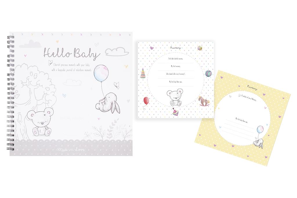 First Steps Baby Record Book 22.5 x 22.5cm - Click Image to Close