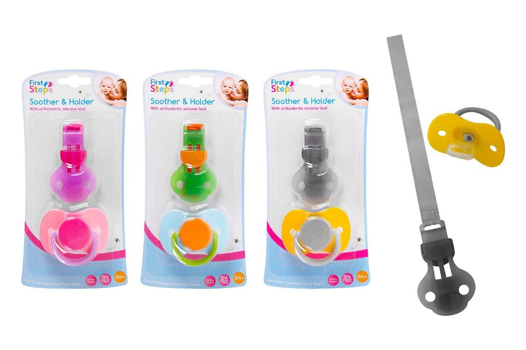 First Steps Soother And Holder - Click Image to Close