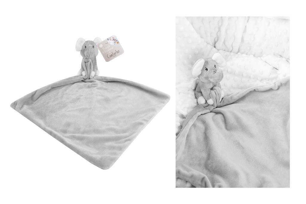 First Steps Elephant Comforter 25 x 25cm - Click Image to Close
