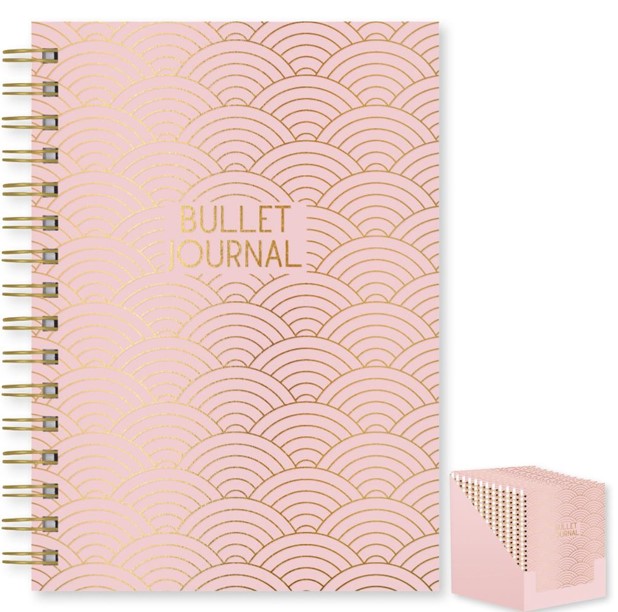 A5 Wiro B/journal Pink Blossom - Click Image to Close