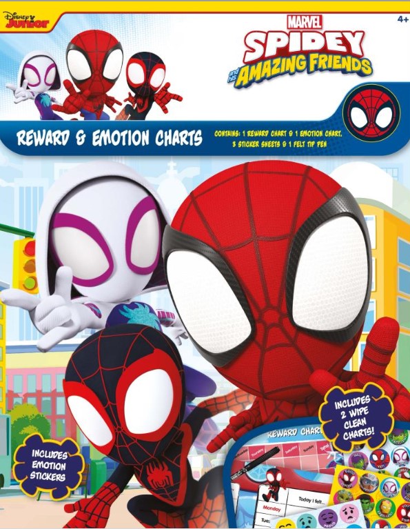 Spidey & Friends Reward & Emotion Chart - Click Image to Close