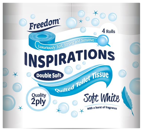 Freedom 2Ply Toilet Roll Soft White ( 4 Pack X 10 ) - Click Image to Close