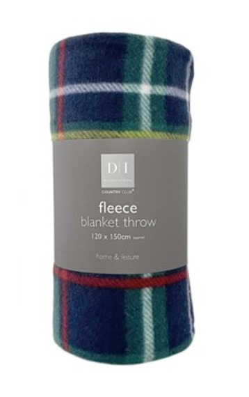 Balmoral Design Fleece Blanket Throws 120x150cm - Click Image to Close