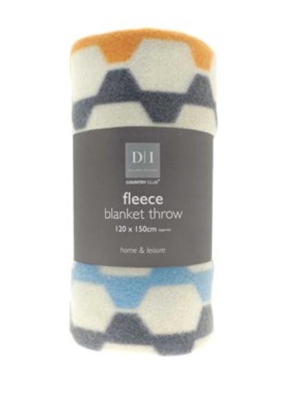 Oslo Design Fleece Blanket Throws 120x150cm - Click Image to Close