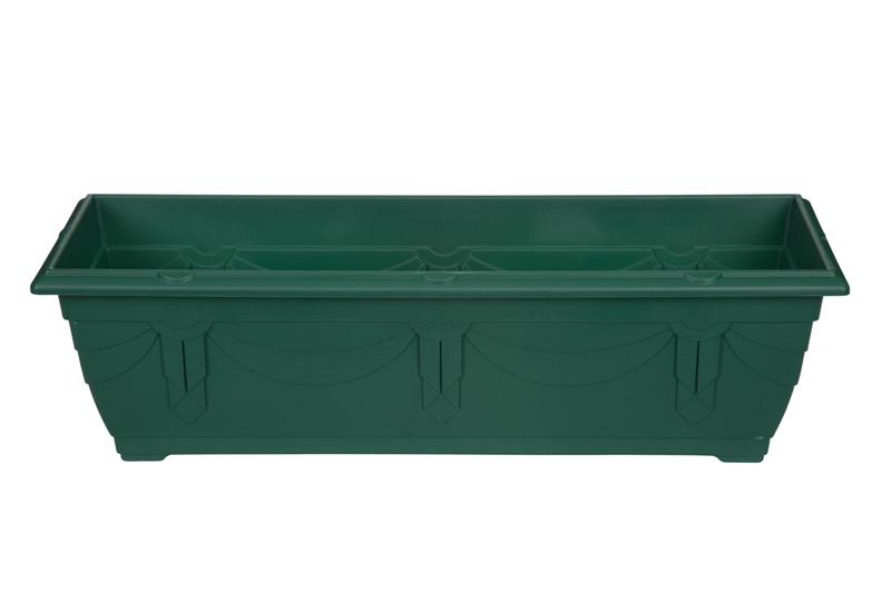 Whitefurze 60cm Venetian Window Box Forest Green - Click Image to Close