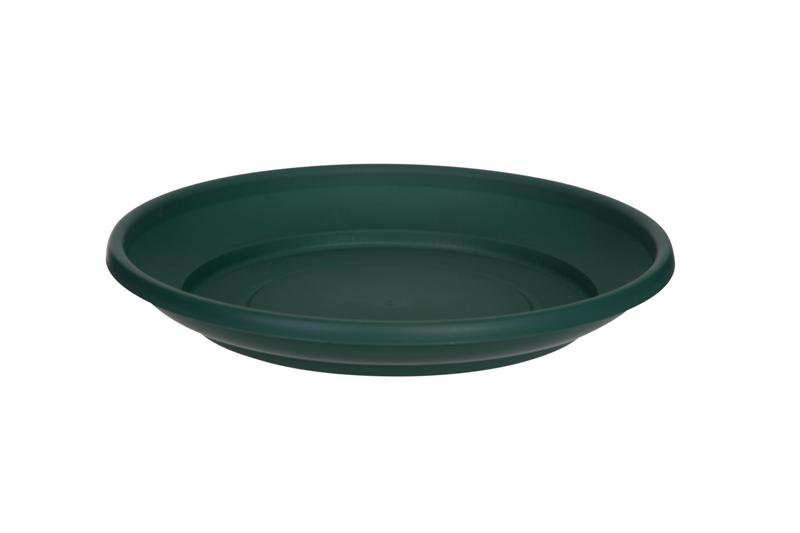 Whitefurze 20cm Saucer Forest Green For 24cm Planter - Click Image to Close