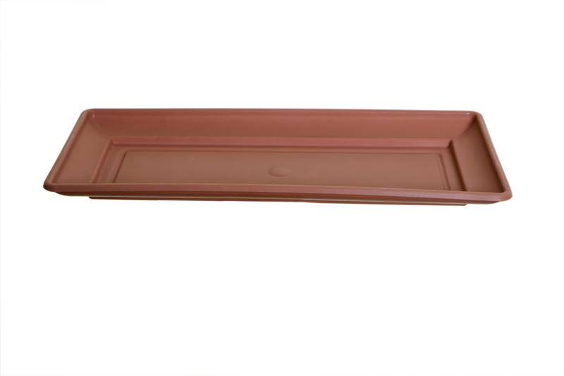 Whitefurze 40cm Venetian Window Box Tray Terracotta - Click Image to Close