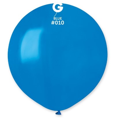 Gemar 19" Pack Of 25 Latex Balloons Blue #010 - Click Image to Close