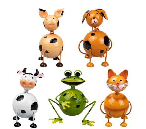 Metal Animal Decoration 11cm - Click Image to Close