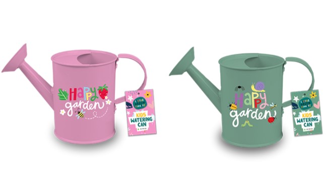 Kids Metal Watering Can ( Assorted Colours ) - Click Image to Close