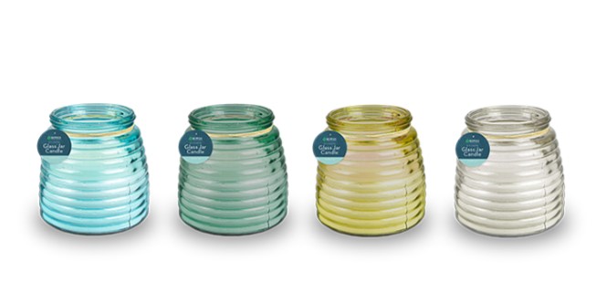 Glass Jar Citronella Candle - Click Image to Close
