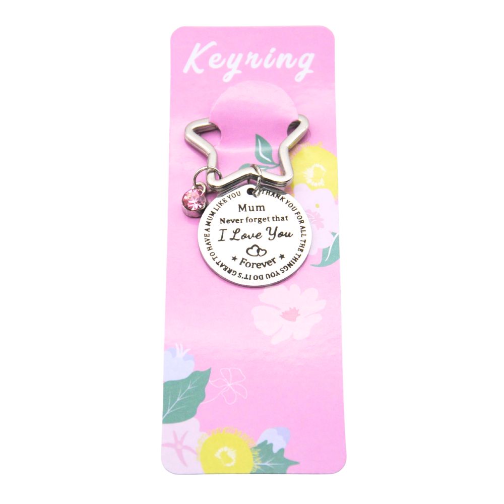 Mum I Love You Keyring - Click Image to Close