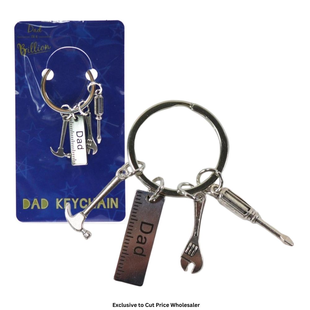 Dad In A Billion Dad Tool Keychain - Click Image to Close