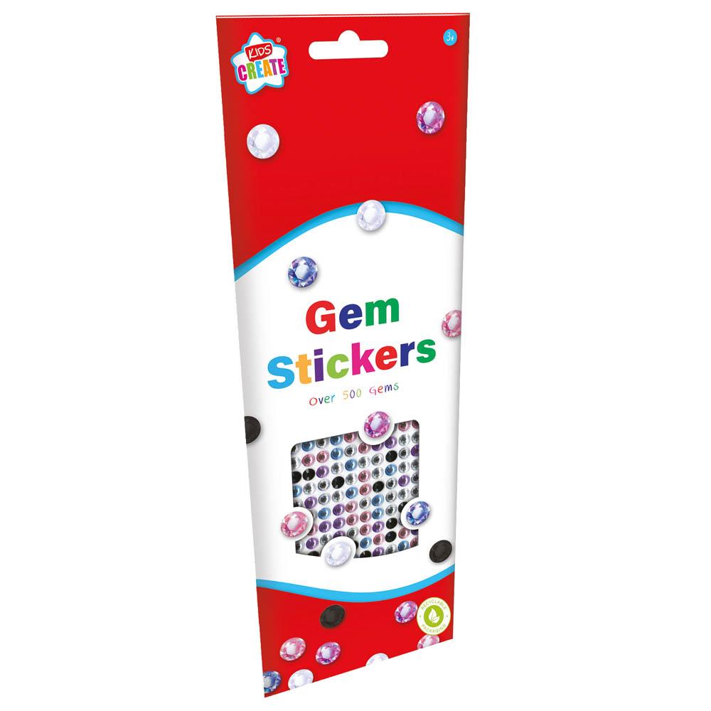 Kids Create Activity Gem Stickers - Click Image to Close