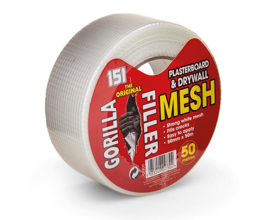 Plaster Board Drywall Mesh 50M X 50mm - Click Image to Close
