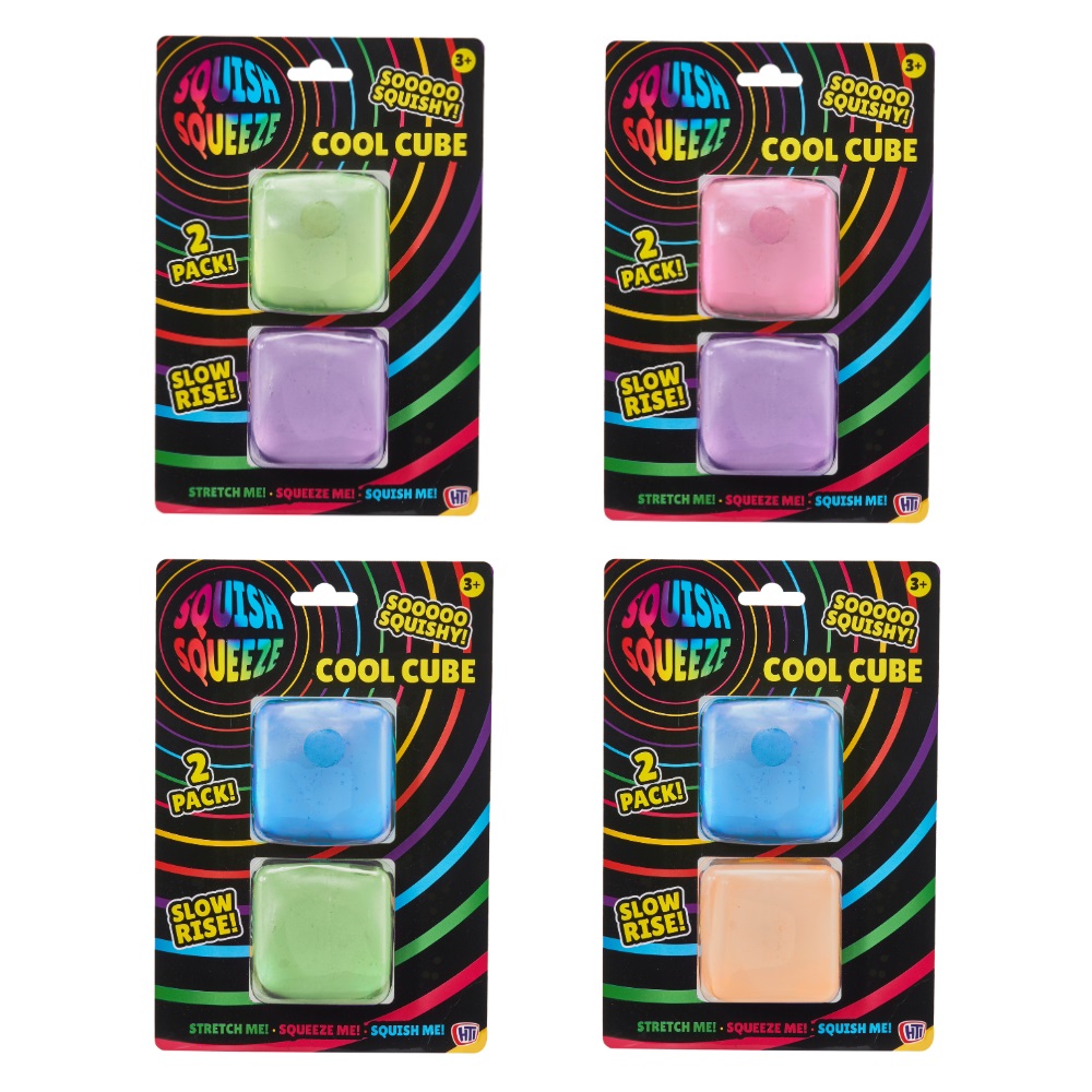 Giant Oh Sensory Cool Cube 6cm 2 Pack ( Assorted Colours ) - Click Image to Close
