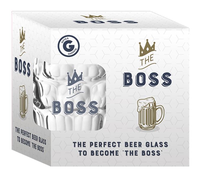 Fathers Day Large Printed Glass With Box - Click Image to Close