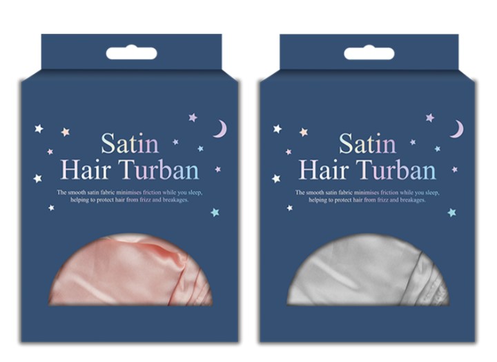 Satin Hair Turban - Click Image to Close