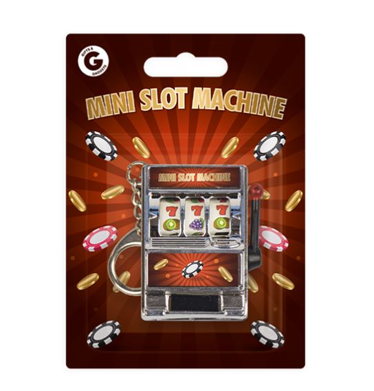 Mini Slot Machine Keyring - Click Image to Close