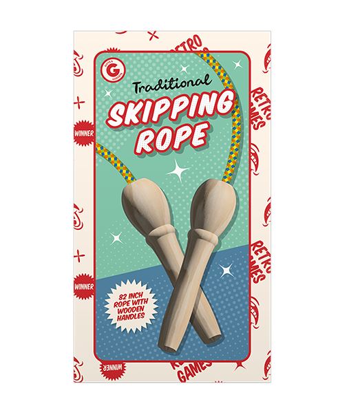 Skipping Rope With Wooden Handles - Click Image to Close