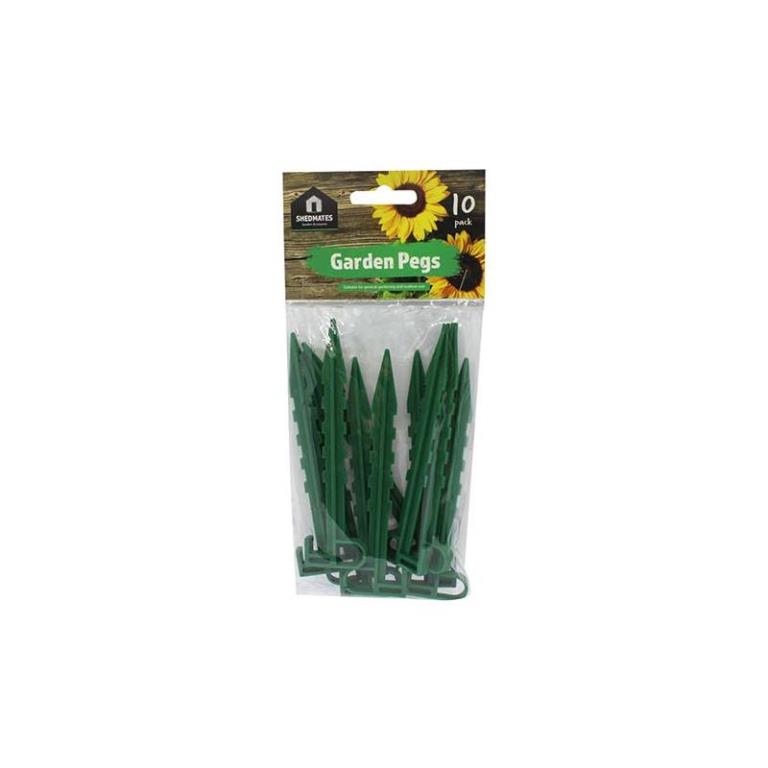 Garden Pegs 10 Pack - Click Image to Close