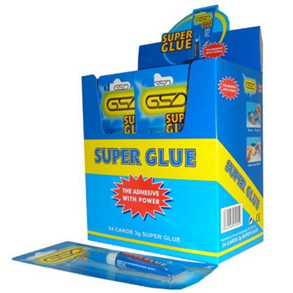 Gsd Super Glue 3G X 24 Pack ( 29p Each ) - Click Image to Close