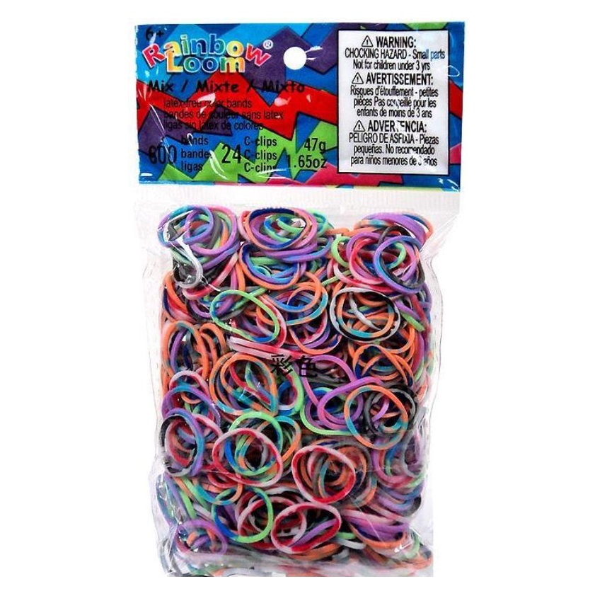 Colourful Mix loom bands - Click Image to Close