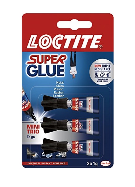 Loctite Super Glue Mini 1g Trio 3 Pack - Click Image to Close