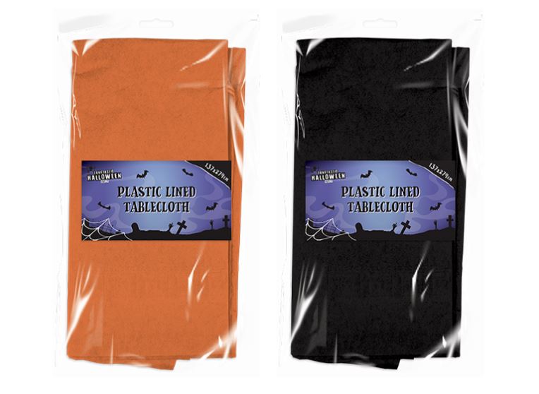 Plastic Lined Tablecloth 137X274cm - Click Image to Close