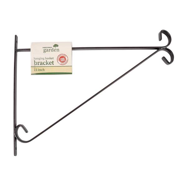 Garden 15 Inch Hanging Basket Bracket - Click Image to Close