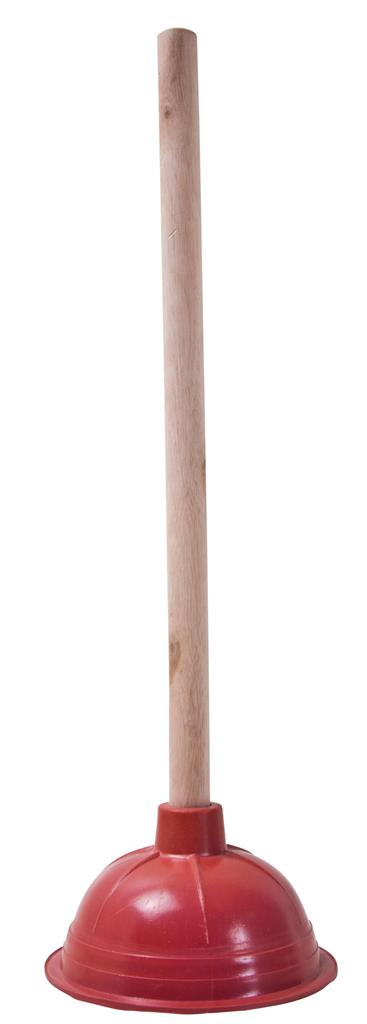 Toilet Plunger Rubber 42cm Hdl - Click Image to Close