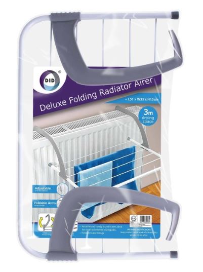 Deluxe Folding Radiator Airer - Click Image to Close