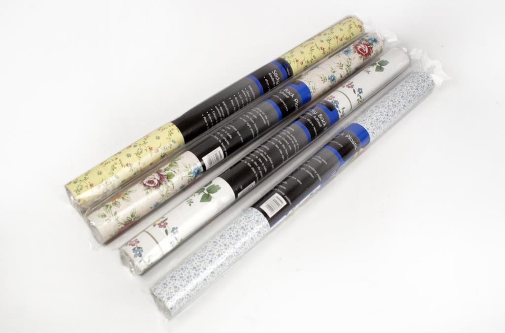Flower Effect Adhesive Vinyl ( Assorted Designs ) - Click Image to Close