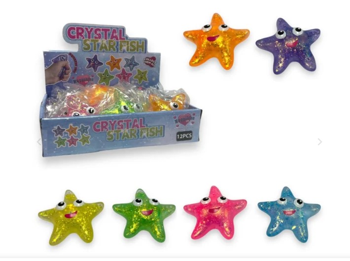 Crystal Star Fish Slow Release 9cm - Click Image to Close