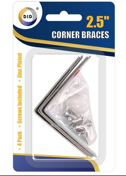 Corner Braces 2.5" - Click Image to Close