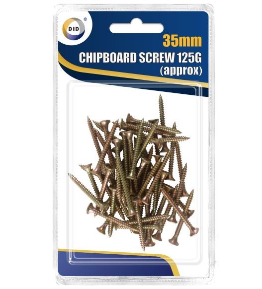 Chipboard Screws 35mm 125G - Click Image to Close