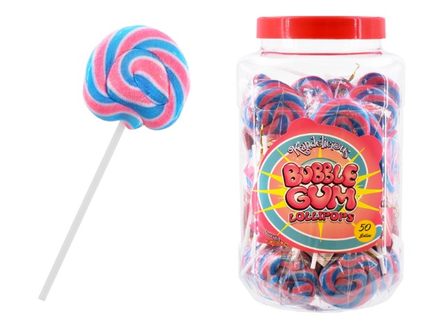 30G BUBBLE GUM LOLLY x 50 (36p Each) - Click Image to Close