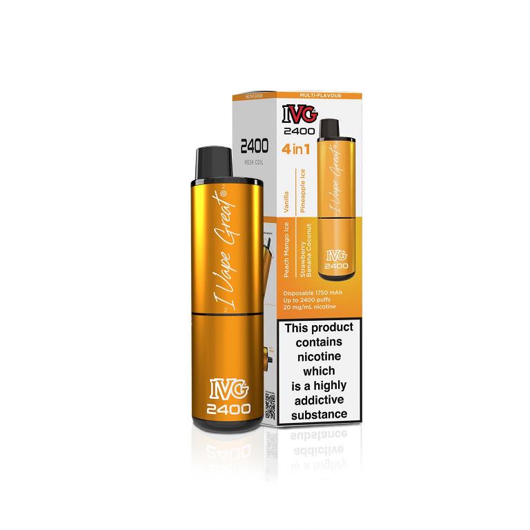 IVG 2400 Puff 4 In 1 Disposable Vape Exotic Edition - Click Image to Close