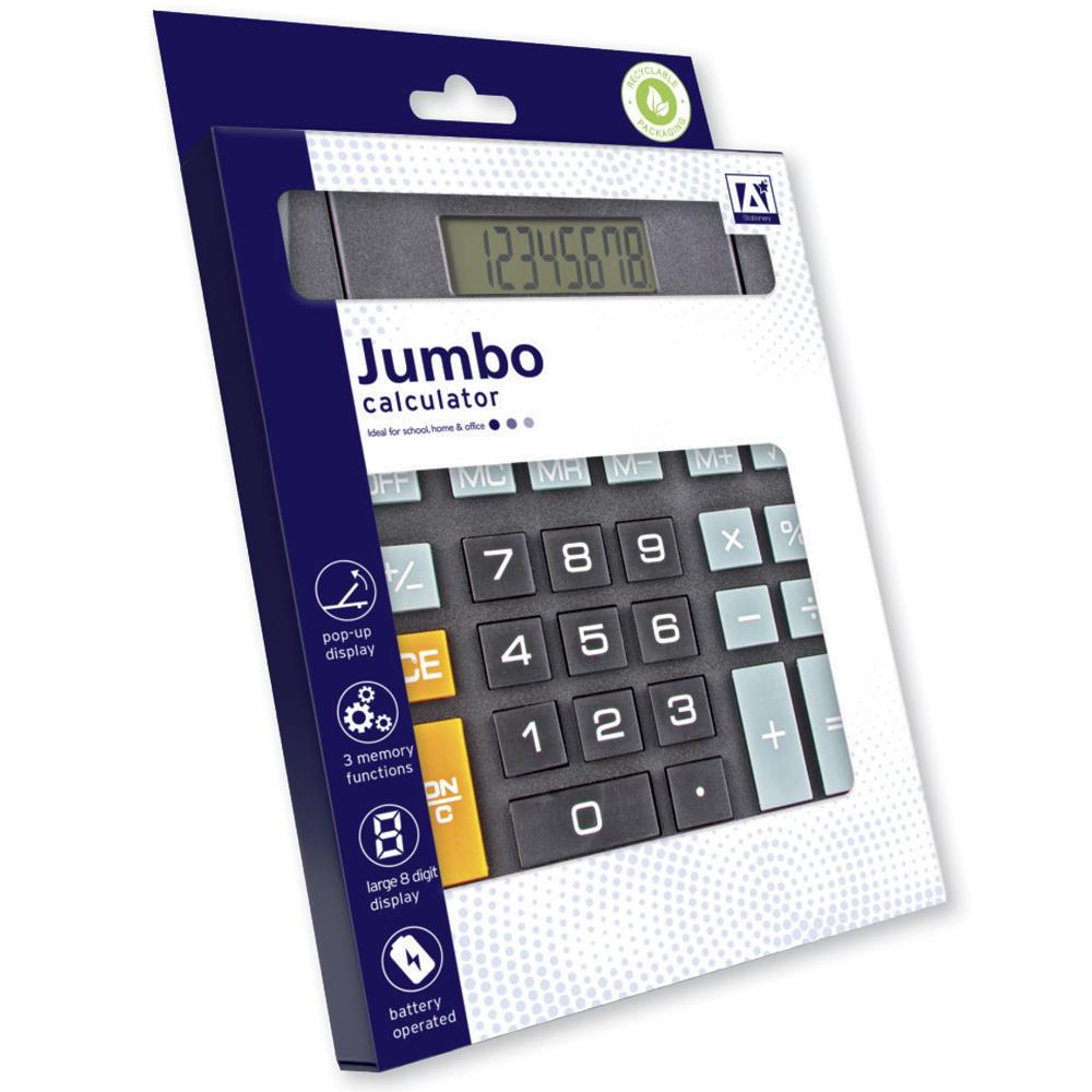 Stationery Jumbo Desk Calculator - Click Image to Close