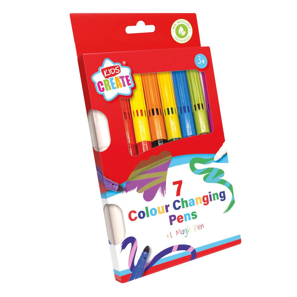 Kids Create 6 Colour Changing Pens - Click Image to Close