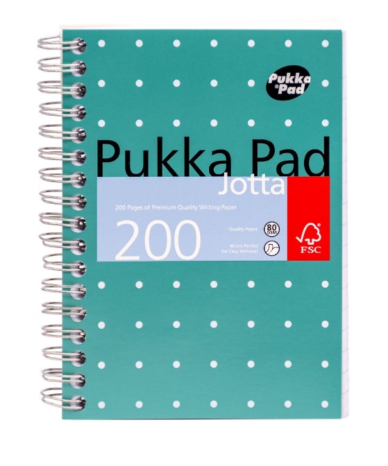Pukka Pads A6 Lined Metallic Jotta Notepad - Click Image to Close