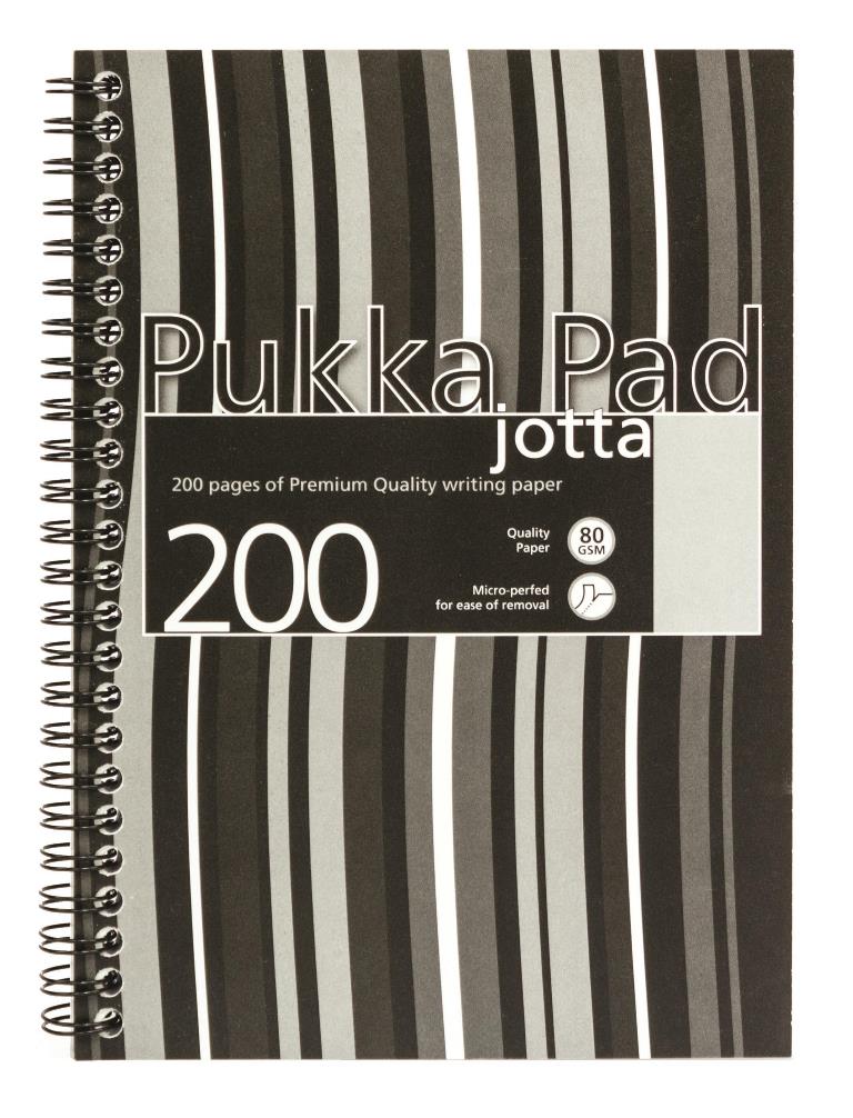 Pukka A5 Polyprop Jotta Pad Black Stripe - Click Image to Close