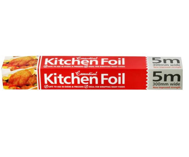 Essential Kitchen Foil 5m x 300mm - Click Image to Close
