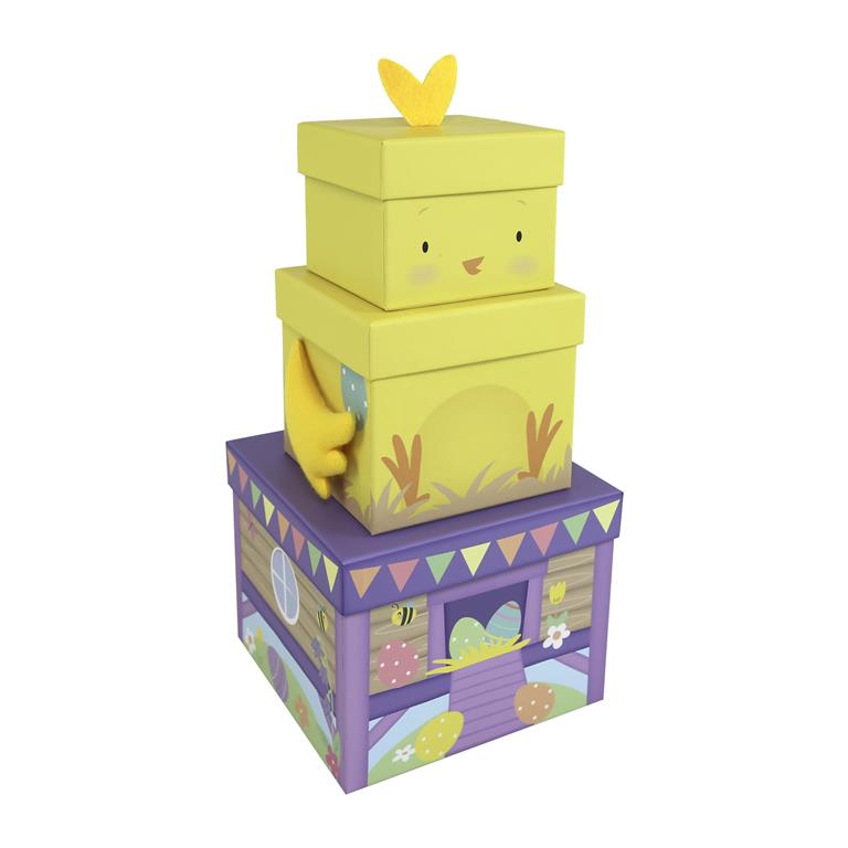 Easter Chick Plush Box - Click Image to Close